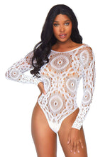 Load image into Gallery viewer, Thong Back Teddy - White - S/m LA-89161WHTSM
