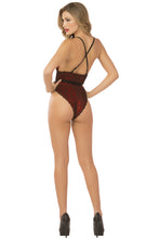Load image into Gallery viewer, Floral Lace &amp; Mesh Teddy
