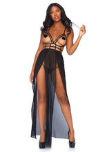 Load image into Gallery viewer, Maxi Dress Set - Black - S/m LA-88020BLKSM
